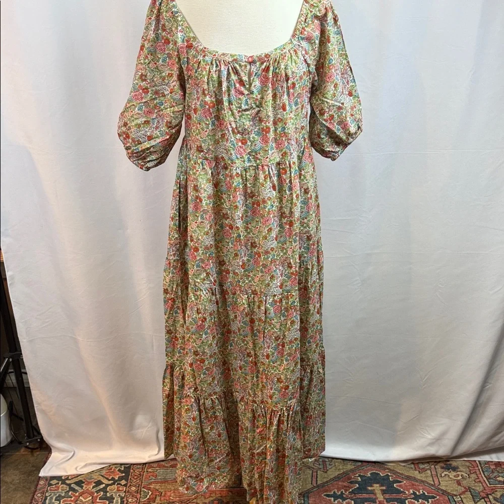 Roller Rabbit Floral Maxi Dress - Like New - Picture 1 of 11